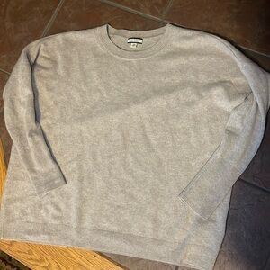 Taupe J. Crew Cashmere Sweater